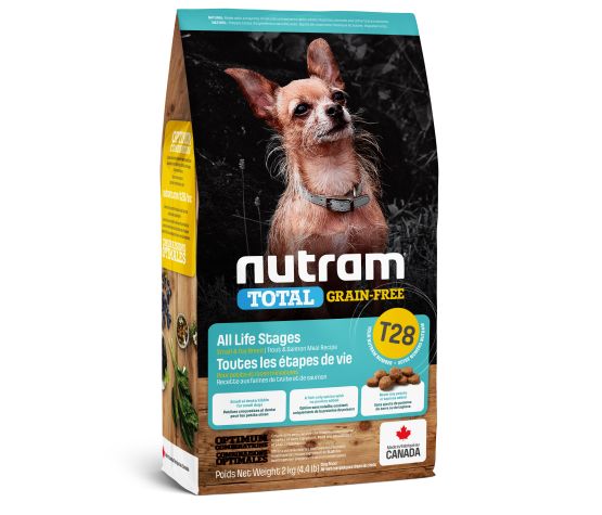 NUTRAM TOTAL (T28) GRAIN-FREE for Small Breeds: Trout and Salmon