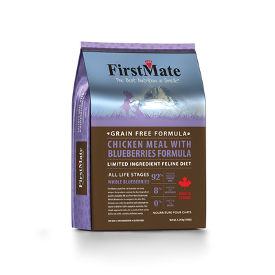 Firstmate cats chicken blueberry all lifestages