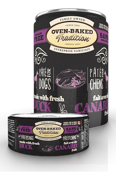 Oven Baked Tradition Adult Duck Pate Grain Free Wet Can Dog