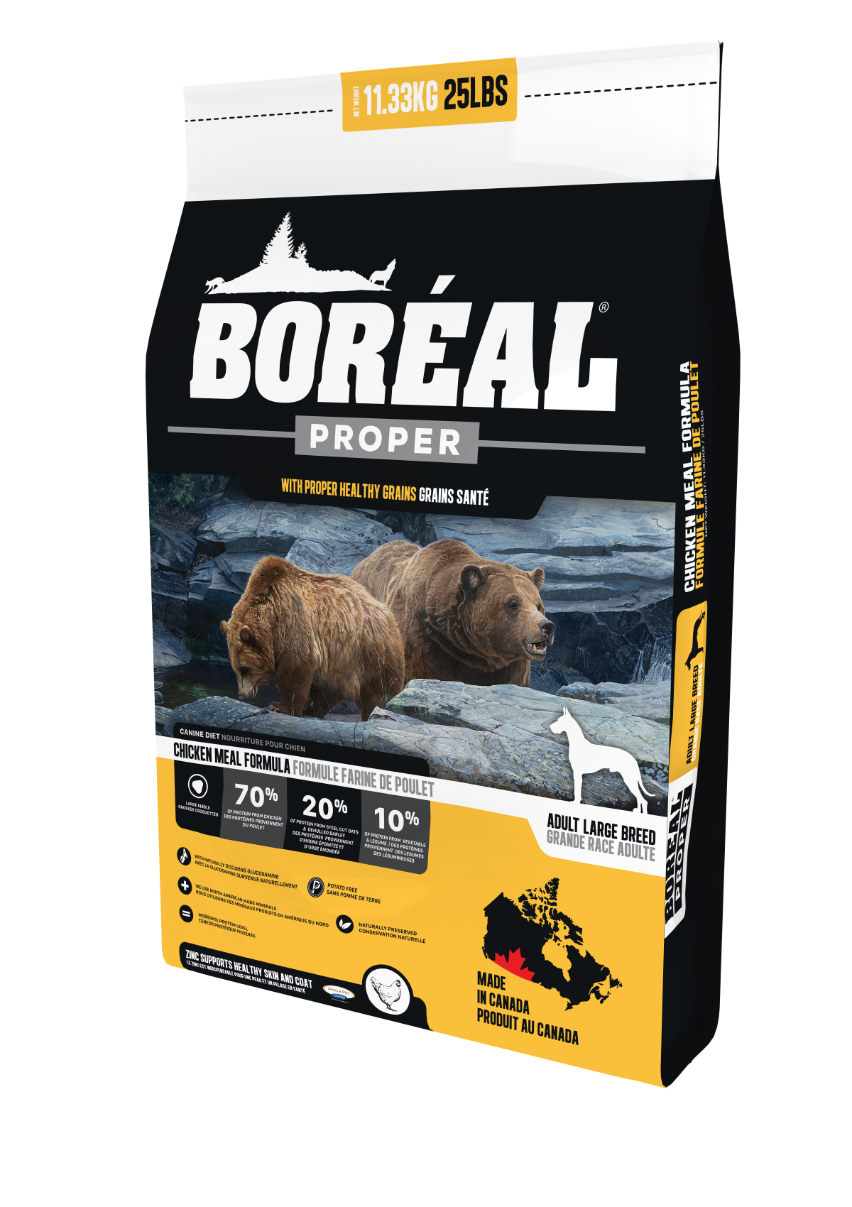 Boreal Proper Dog Healthy Grains Large Breed Chicken Low Carb