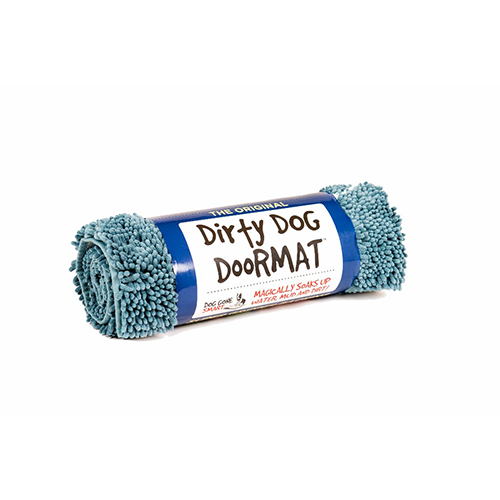 Dog Gone Smart - Dirty Dog Doormat - Pacific Blue 31" x 20"