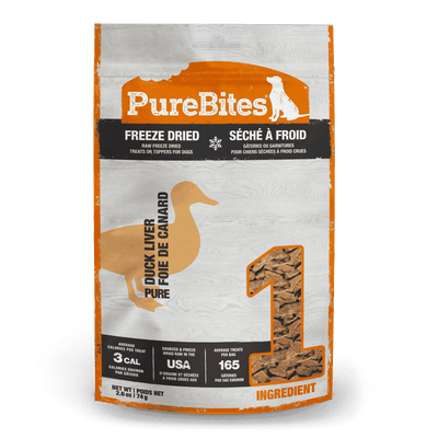 PureBites pour chiens - Friandises lyophilisées au foie de canard