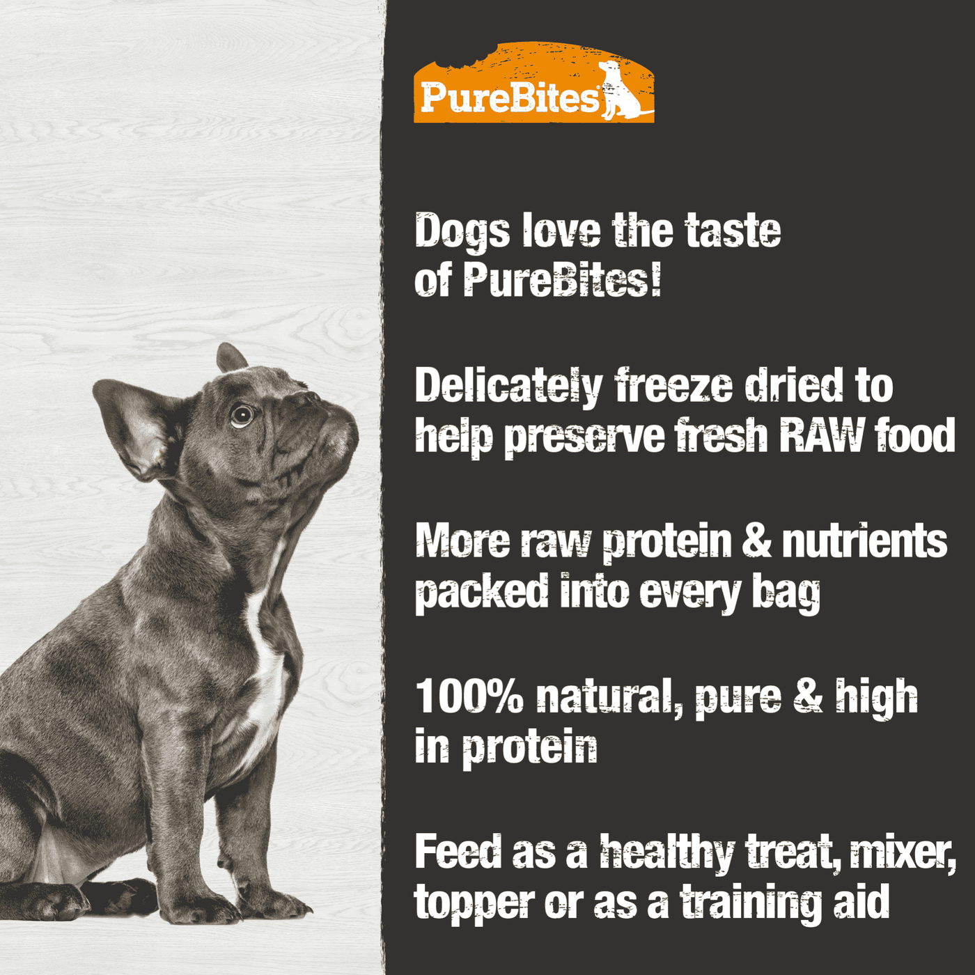 PureBites pour chiens - Friandises lyophilisées au foie de canard