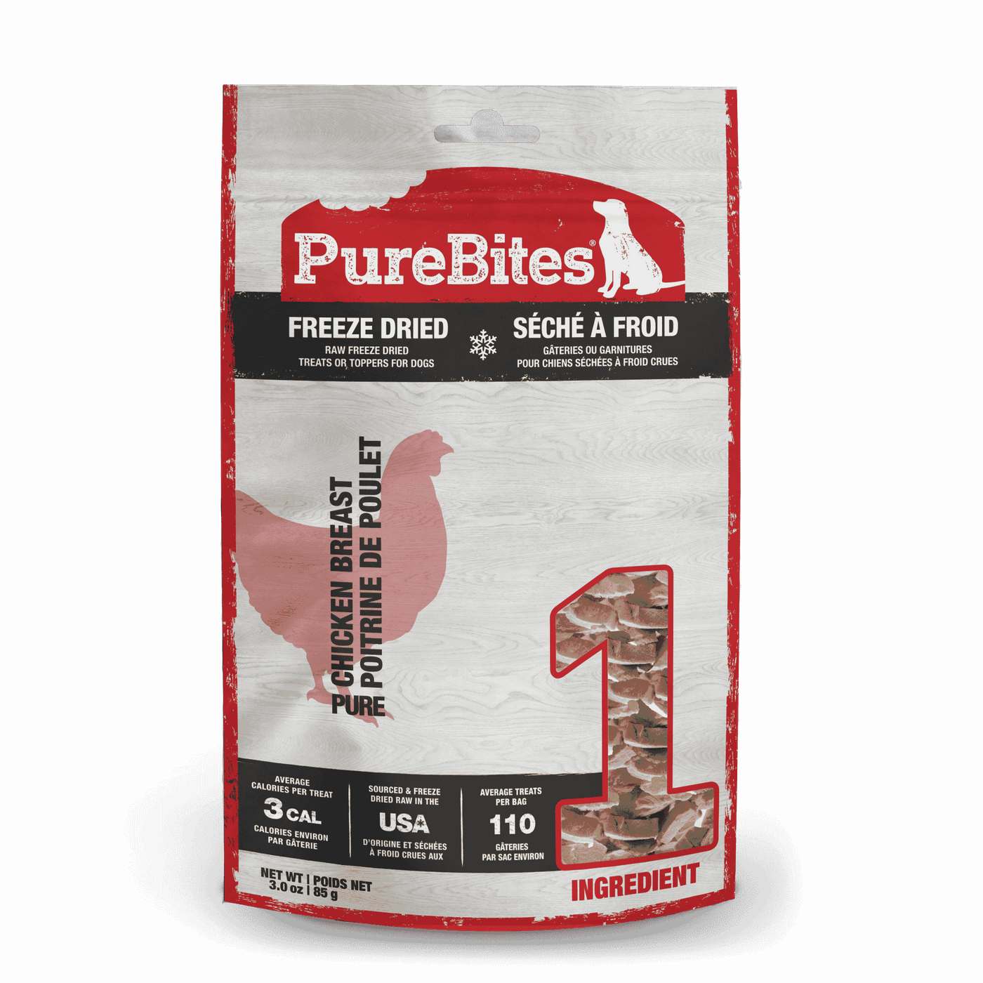 PureBites Chicken Breast Freeze Dried Dog Treats