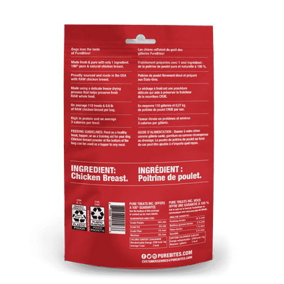 PureBites Chicken Breast Freeze Dried Dog Treats