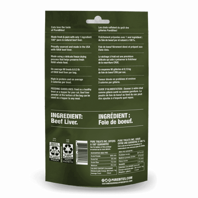 PureBites for Cats - Beef Liver Freeze Dried Treats