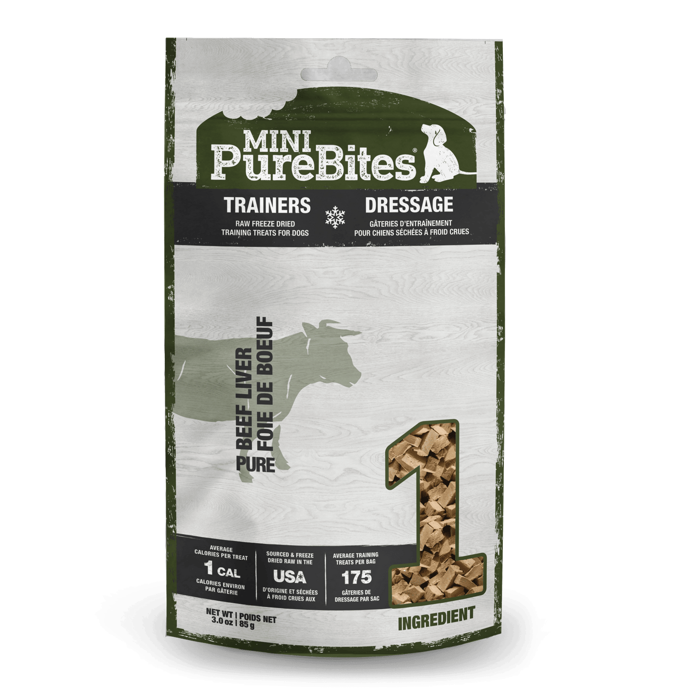 Mini-PureBites Trainers Foie de Boeuf pour Chiens