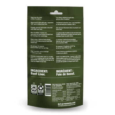 Mini-PureBites Trainers Foie de Boeuf pour Chiens