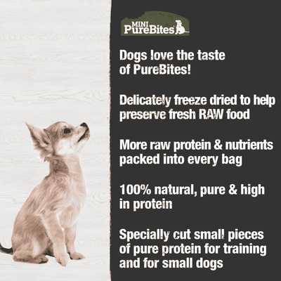 Mini-PureBites Trainers Foie de Boeuf pour Chiens