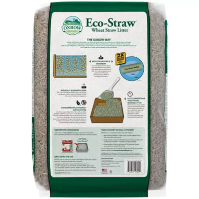 Oxbow Eco-Straw Wheat Straw Litter 20lbs