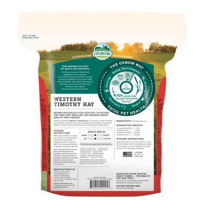 Oxbow - Animal Health Western Timothy Hay (90 oz)
