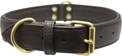 Angel-Alpine-Soft-Leather-Dog-Collar-Brown-24in-28in
