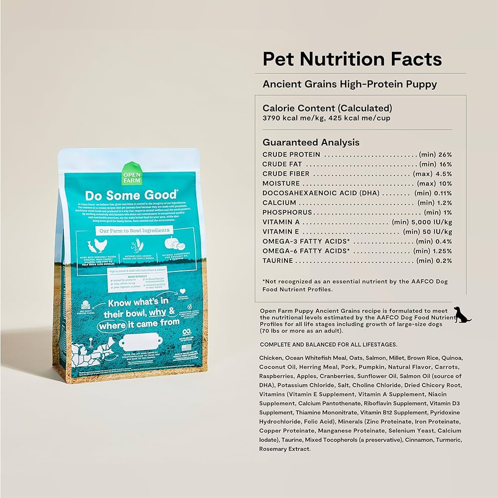 Open Farm - Puppy Ancient Grains Dry Dog Food