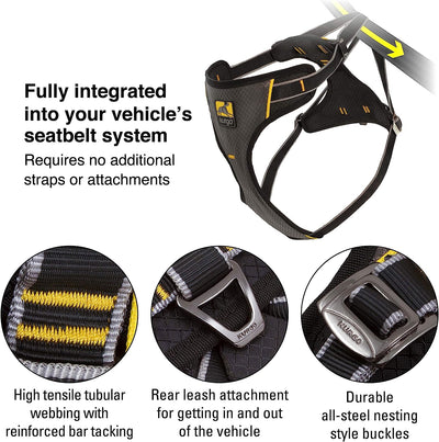 Kurgo - Harnais de ceinture de sécurité pour chien Impact (X-Large)