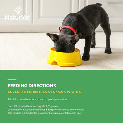 NaturVet Advanced Probiotics & Enzymes + PB6 Powder