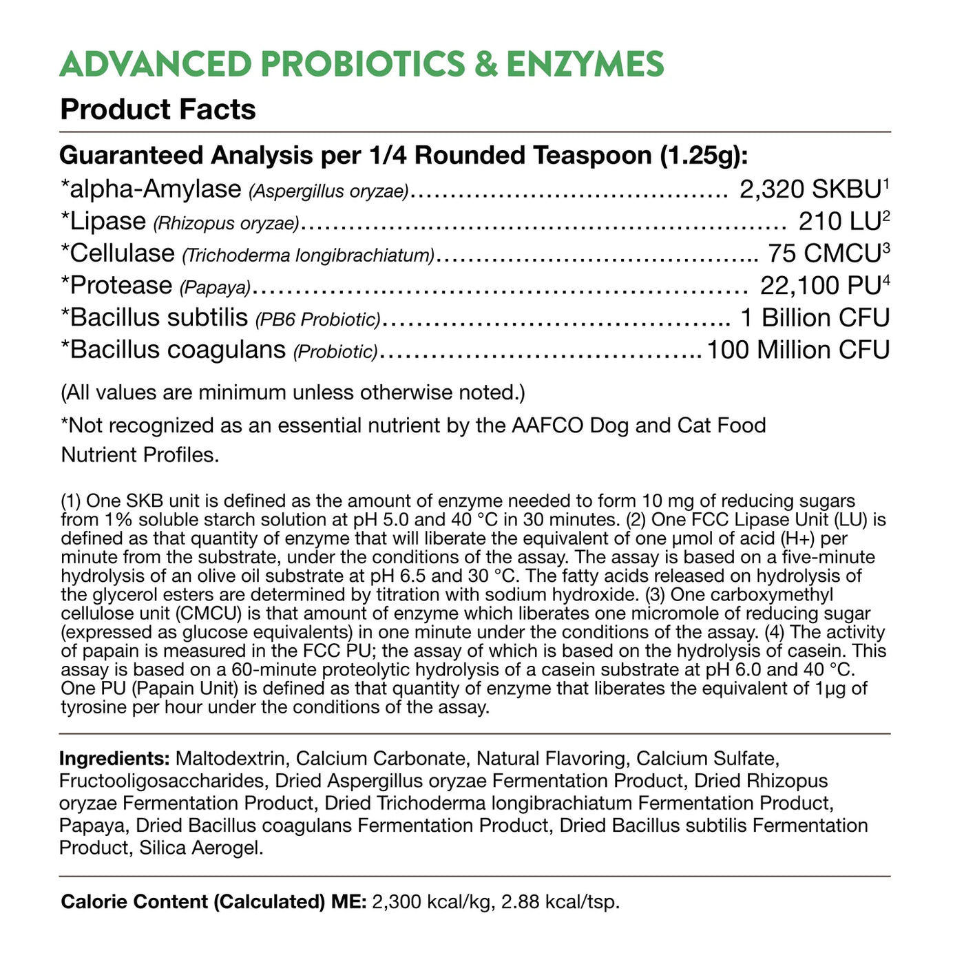 NaturVet Advanced Probiotics & Enzymes + PB6 Powder