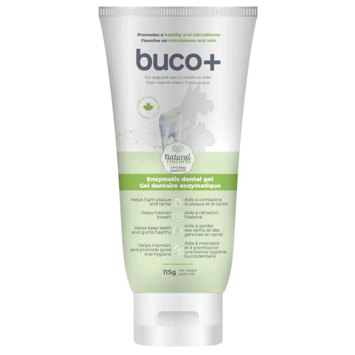 Gel dentaire enzymatique Buco+ (115g)