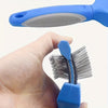 Double-Sided Pet Comb Brush