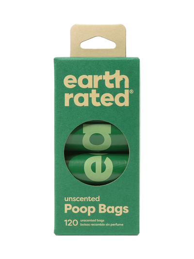 Earth Rated Eco Friendly Poop Bags (Unscented)