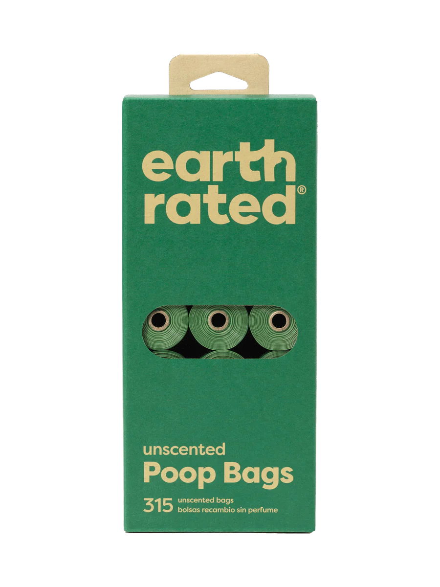 Earth Rated Eco Friendly Poop Bags (Unscented) (Large)