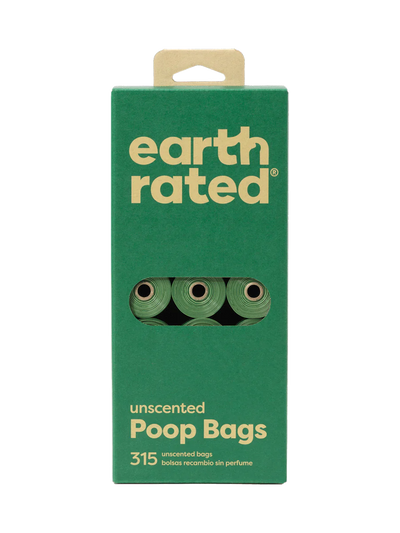 Earth Rated Eco Friendly Poop Bags (Unscented) (Large)