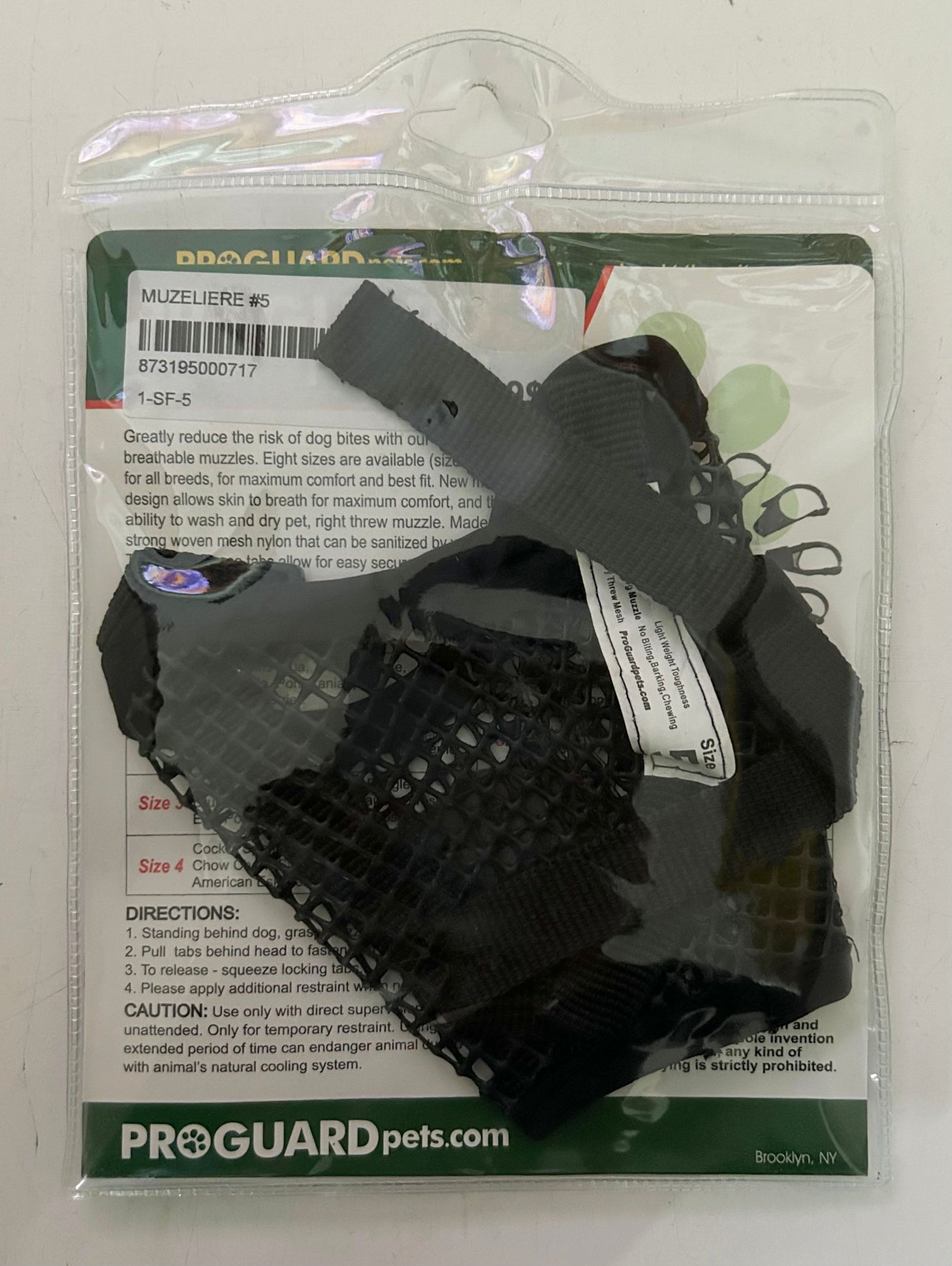 ProGuard Pets Sure-Fit Mesh Dog Muzzle (size 5)