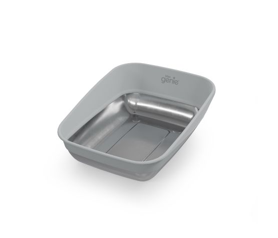 Litter Genie - Platinum - Cat Litter Box With Stainless Steel Base