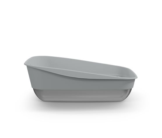 Litter Genie - Platinum - Cat Litter Box With Stainless Steel Base