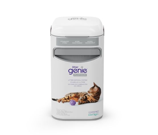 Litter Genie - Platinum - Stainless Steel Cat Litter Disposal System