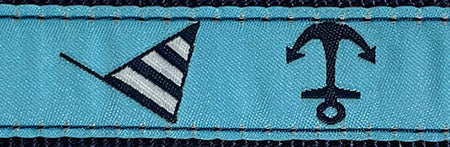 Hunter-Adjustable-Clip-Collar-Cats-Navy-Anchor-Blue-8in-11in
