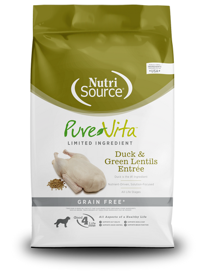 PureVita - Grain Free Duck and Green Lentils Dry Dog Food