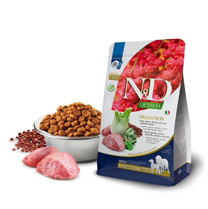 N&D QUINOA DOG SKIN & COAT, DUCK & COCONUT ADULT ALL BREEDS 2,5 KG