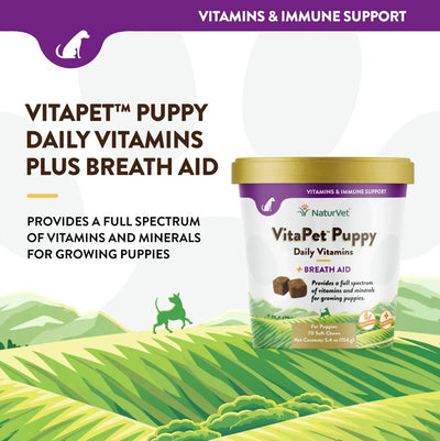 NaturVet VitaPet Puppy Daily Vitamins Soft Chews (70ct)