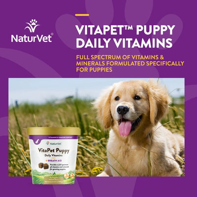 NaturVet VitaPet Puppy Daily Vitamins Soft Chews (70ct)
