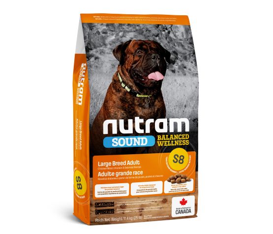 NUTRAM SOUND (S8) BIEN-ÊTRE ÉQUILIBRÉ pour grandes races : poulet et avoine