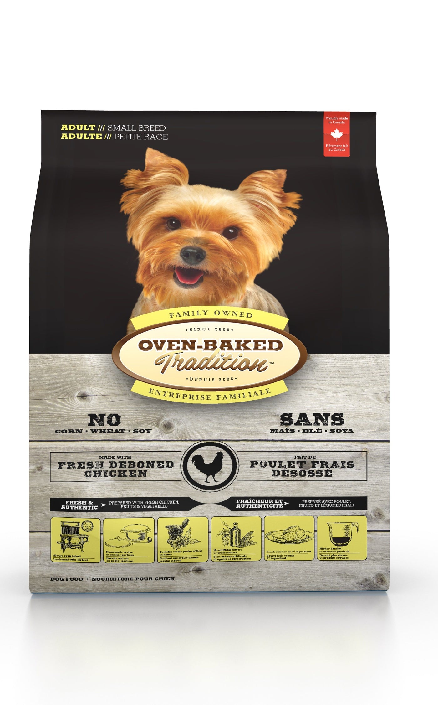 Oven-Baked Tradition Grain-Free Dry Food for Small Dog Breeds - Chicken