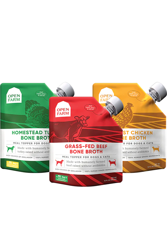 Open Farm for Dogs & Cats - Bone Broth Meal Topper