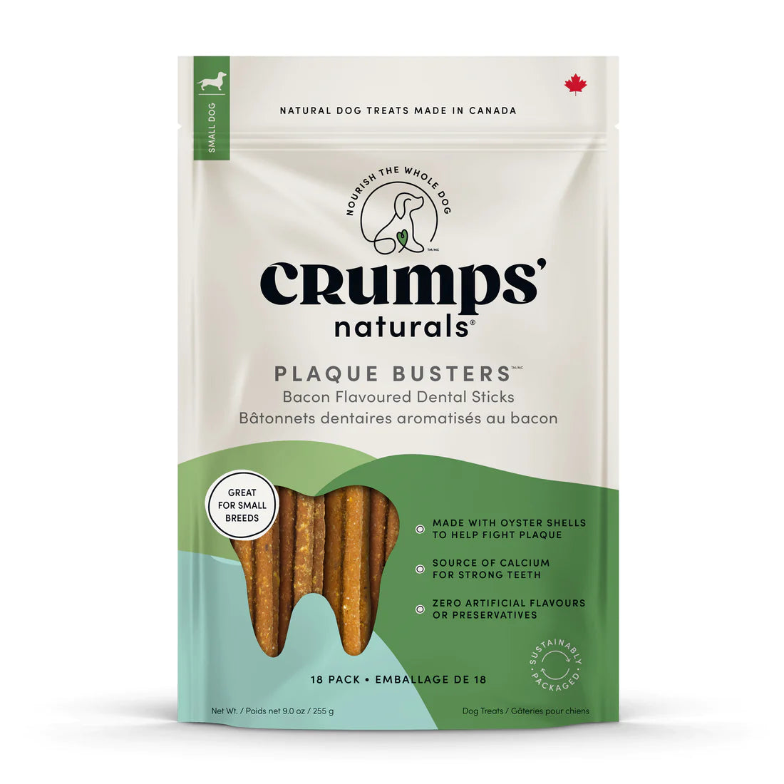 Crumps - Plaque Busters Bacon Dog Treats