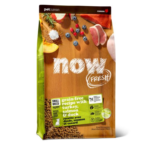 Petcurean Now Fresh - Grain Free Turkey/Salmon/Duck Recipe for Small Breed Puppy