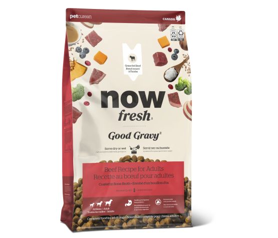 Petcurean Now Fresh Good Gravy Beef Recipe With Ancient Grains For Dog