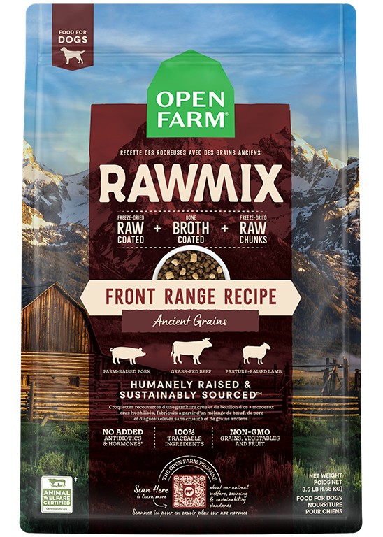 Open Farm for Dogs - RawMix Front Range with Ancient Grains Dry Dog Food