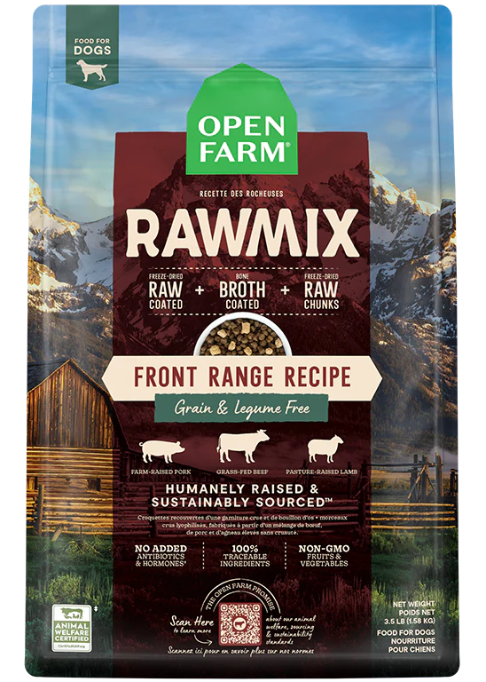 Open Farm for Dogs - RawMix Front Range Grain and Legume Free Dry Dog Food