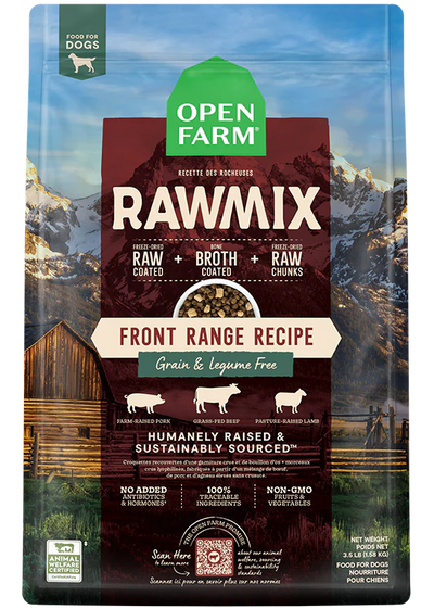 Open Farm for Dogs - RawMix Front Range Grain and Legume Free Dry Dog Food