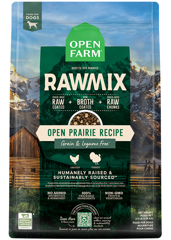 Open Farm for Dogs (RawMix Grain & Legume Free Dry Dog Food 3.5lb)