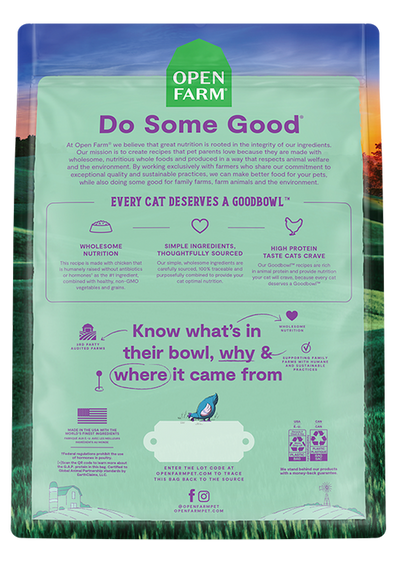 Goodbowl - Harvest Chicken & Brown Rice Recipe for Cats - 7lbs
