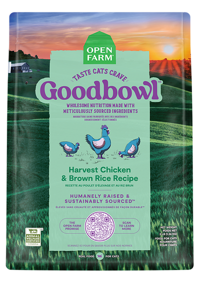 Goodbowl - Harvest Chicken & Brown Rice Recipe for Cats - 7lbs