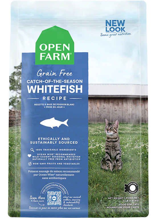 Open Farm for Cats - Catch of the Season Whitefish Dry Food