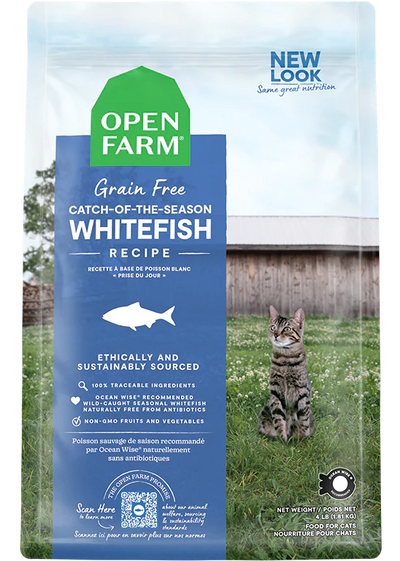 Open Farm for Cats - Catch of the Season Whitefish Dry Food