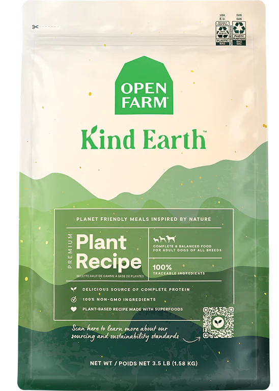 Open Farm for Dogs - Kind Earth Premium Plant Recipe Dry Food