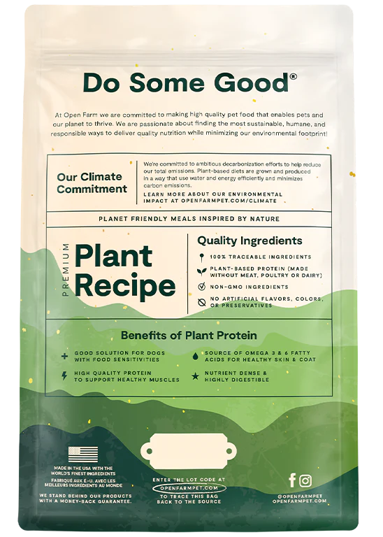 Open Farm for Dogs - Kind Earth Premium Plant Recipe Dry Food